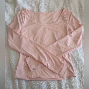 Light Pink Long Sleeve Top